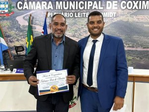 moção de congratulação Coxim