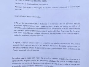 Ofício Fórum dos servidores