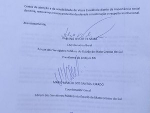 Ofício Fórum dos servidores 2
